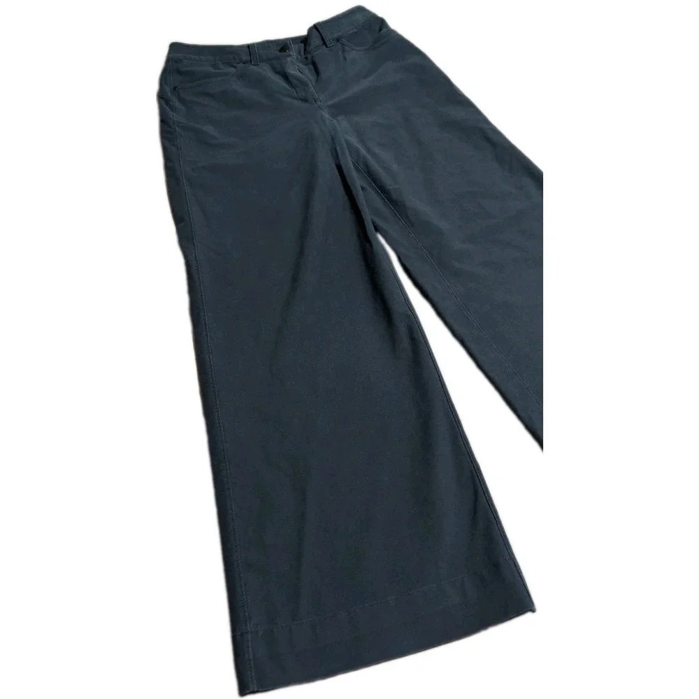 Lululemon City Sleek 5-Pocket High-Rise Wide-Leg Pants Navy Women's 30
